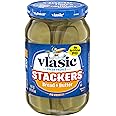 Vlasic Stackers Bread and Butter Pickles, 16 FL OZ