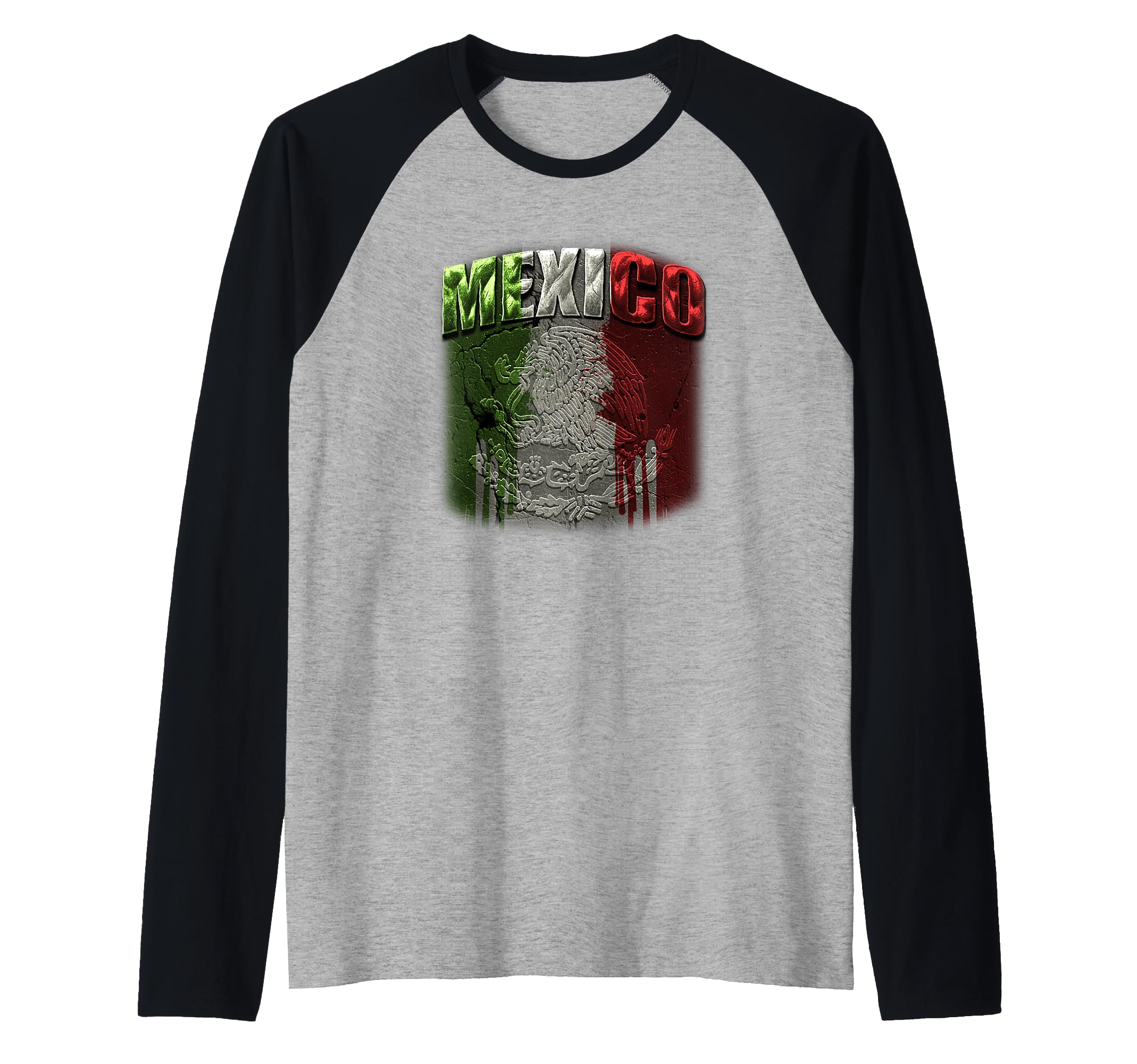 Trendy Viva Mexico C1 Raglan Baseball Tee