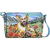 Anuschka Women's Original Hand-Painted Genuine Leather Organizer Crossbody