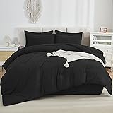 Litanika Comforter King Size Set Black - 7 Pieces