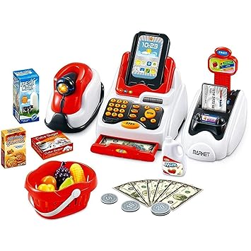Samaira Toys Supermarket Shopping Cash Register Play Set