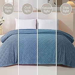 Whale Flotilla Fuzzy Fleece Throw Blanket for