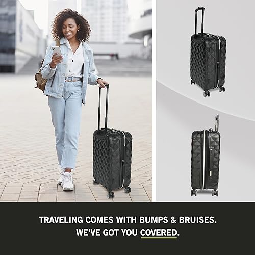 Kenneth Cole REACTION Diamond Tower Collection Lightweight Hardside  Expandable 8-Wheel Spinner Travel Luggage, - Main Image
