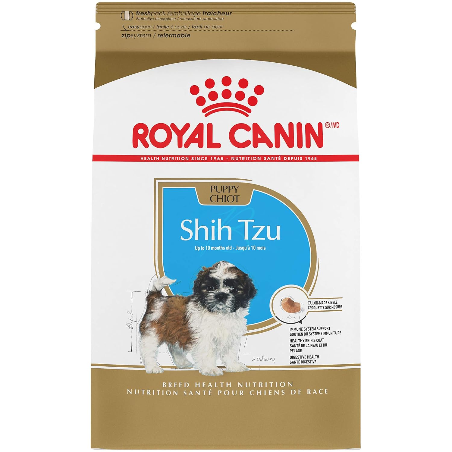 Royal Canin Shih Tzu Puppy Dry Dog Food 2 5 Pound Bag Amazon Co