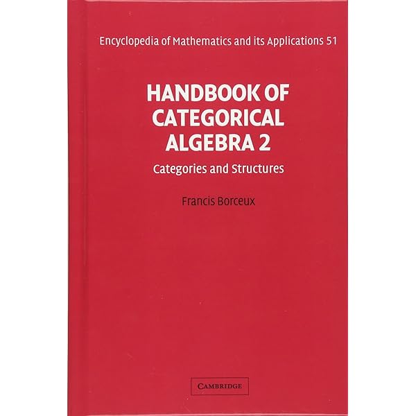 Handbook of Categorical Algebra: Volume 1, Basic Category Theory