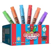 Otter Pops Freezer Pops, Original Assorted Flavors, 40 Count | 2 oz, Freeze Pops, Six Zippy Flavors, Gluten Free, Fat Free, Bulk Frozen Treats to Keep Freezer Stocked and Cool Down in Heat