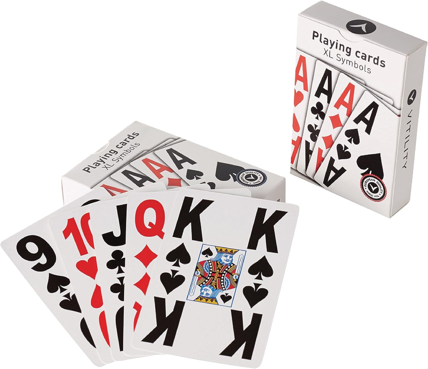 Produktbild TronicXL Set aus 2 Kartendecks mit XL Symbolen Senioren & Kids Foto