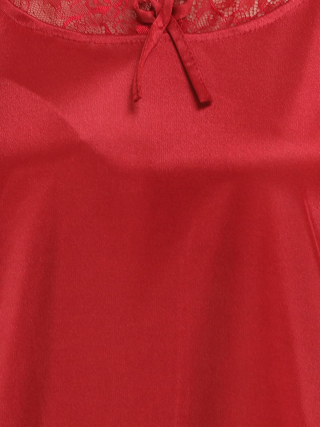 clovia women's satin top & capri set