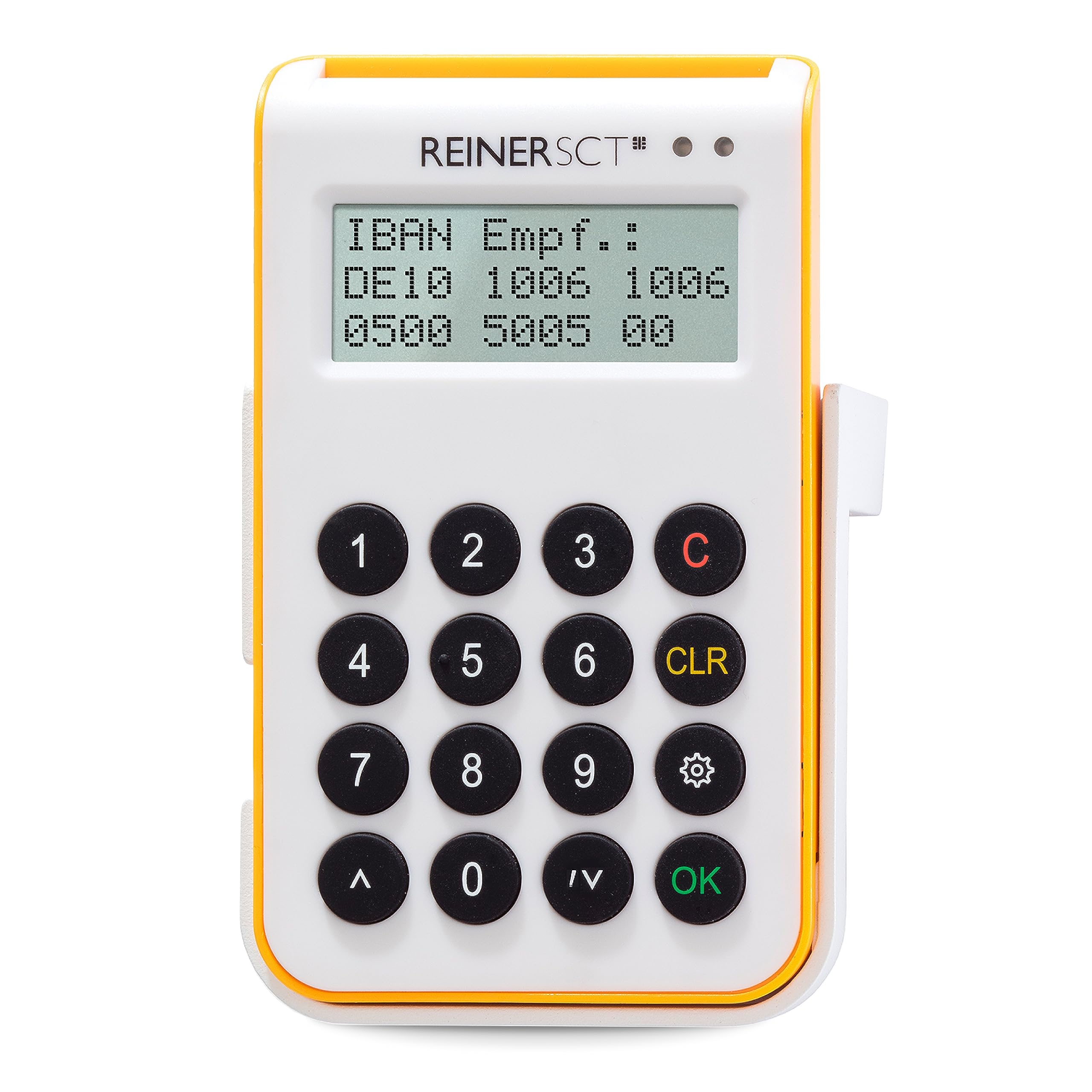 Reiner SCT cyberJack one smart card reader and TAN generator for secure online banking with Bluetooth and USB function