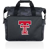 Picnic TIME NCAA Texas Tech Red Raiders On The Go Lunch Bag Cooler, Soft Cooler Lunch Box, Insulated Lunch Bag, (Black Camo)
