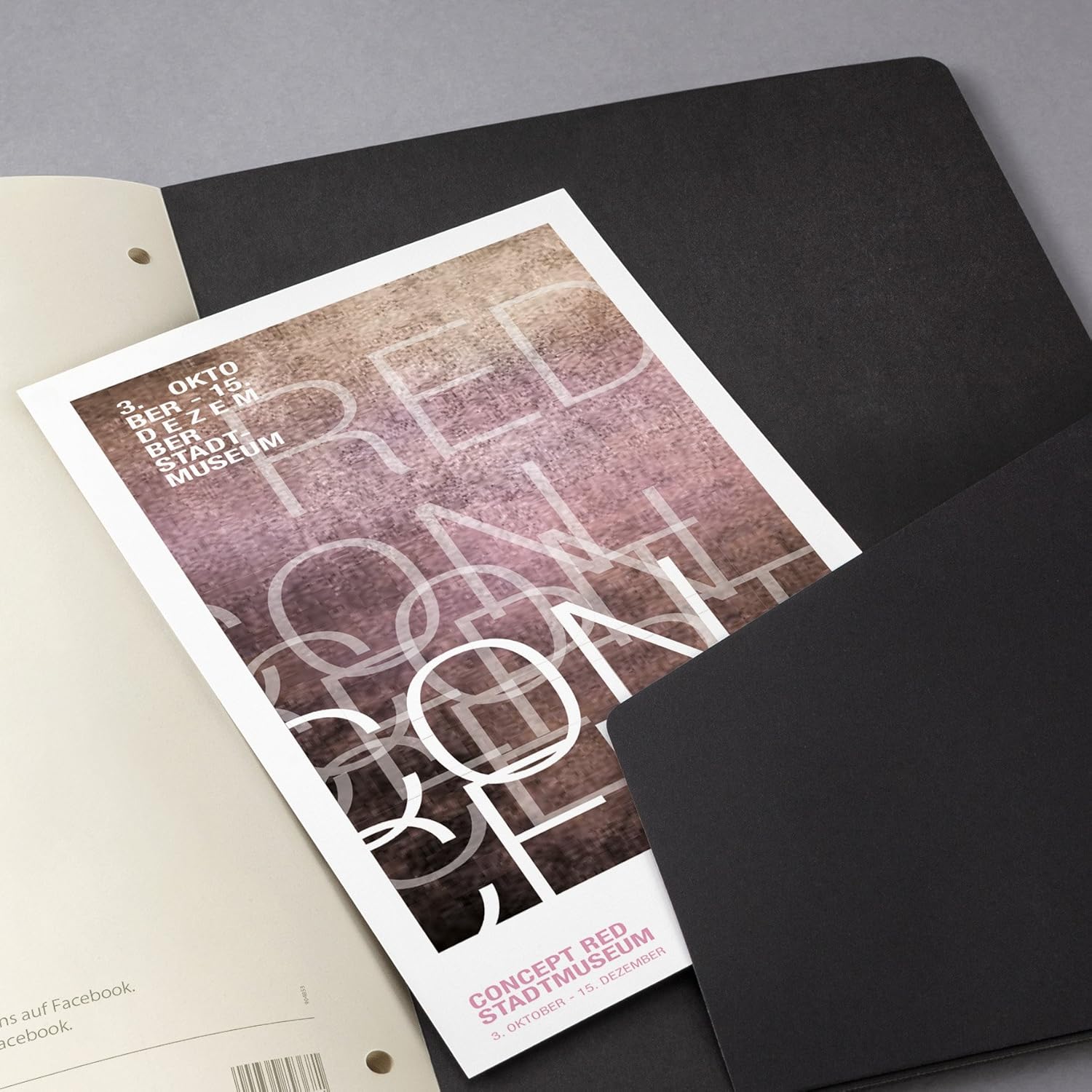 SIGEL CO801 Notepad, approx. A4, lined, hardcover, Black - Conceptum - Image 4