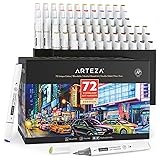 ARTEZA Art Alcohol Markers, Set of 72