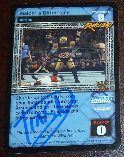 Rikishi Signed 2003 Raw Deal Wwf Card Autograph Wwe Pro Wrestling Comic Images 1 Autographed Wrestling Cards At Amazon S Sports Collectibles Store