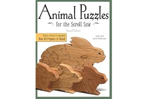 Animal Puzzles for the Scroll Saw, Second Edition: Newly Revised & Expanded, Now 50 Projects in Wood