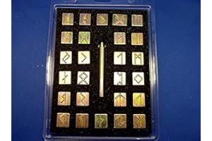 Tandy Leather Factory Runic/Celtic Alphabet Stamp Set 3/4 (with Stamping Handle)