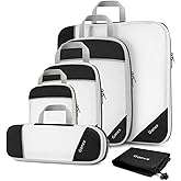 Compression Packing Cubes, Gonex Extensible Storage Mesh Bags Organizers