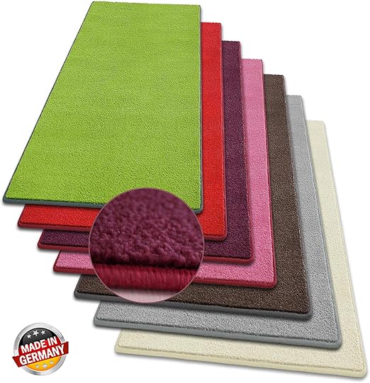 Casa Pura Tapis De Salon 140x200 Poil Court Moelleux Tapis Idéal Chambre Couloir Labelisé Gut 140x200cm Gris