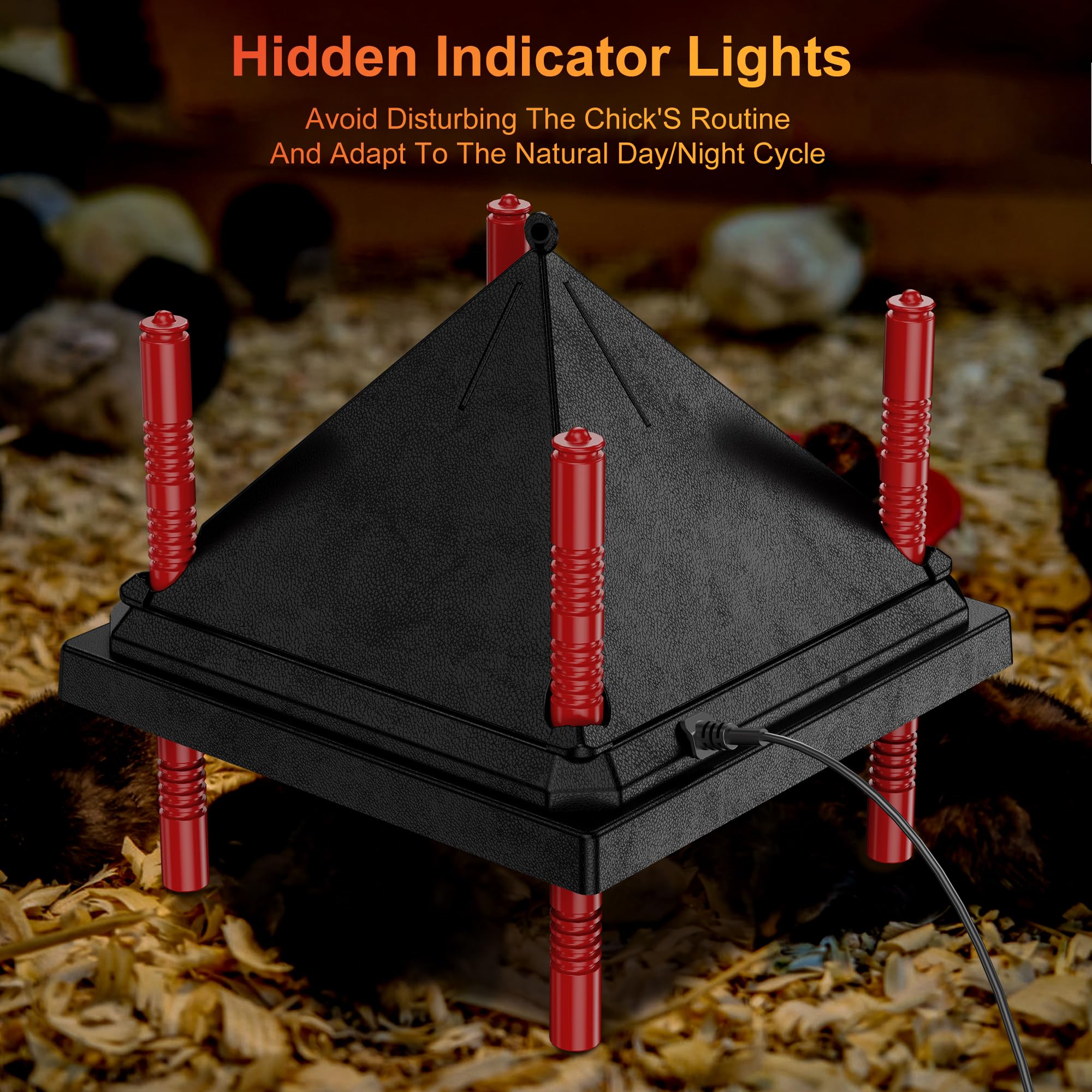 Brooder Plate Stand Up Mua Tiflev Chick Brooder Heating Plate with Anti Stand Cone, 10