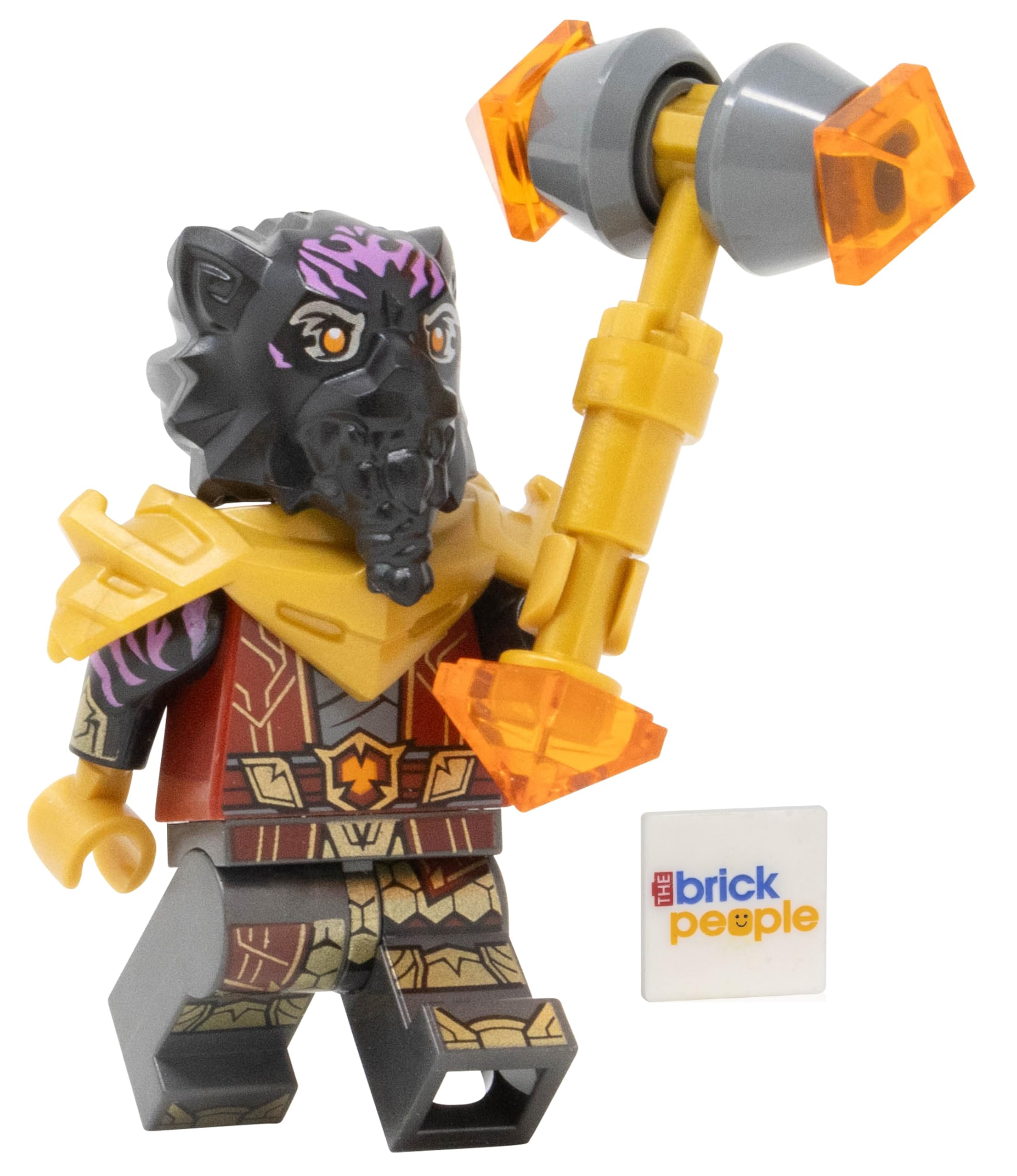 LEGO Ninjago Dragons Rising: Lord Ras Minifigure with Golden Hammer
