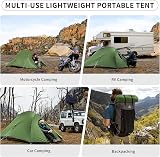Naturehike Cloud-Up 2 Ultralight Tent 2 Person 20D Nylon 4000mm Green view 5