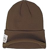 Coal Uniform Brim Cuffed Fine Rib Knit Beanie Hat