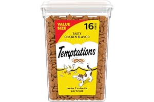 Temptations Classic Chicken Flavor Cat Treats, 16 oz tub