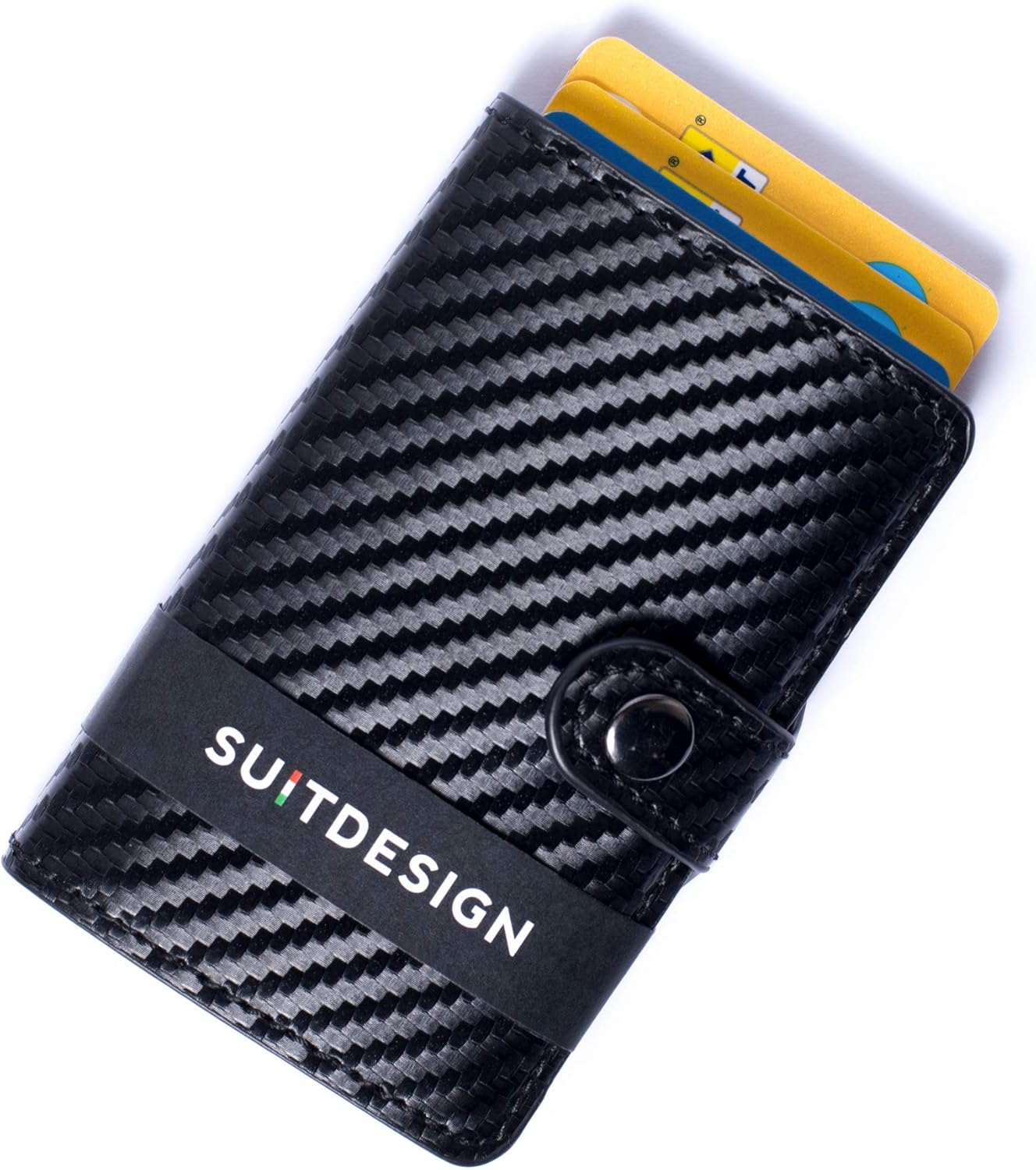 Portafoglio Uomo Slim RFID - Portacarte Sottile Con Protezione Antifurto - Foto 14