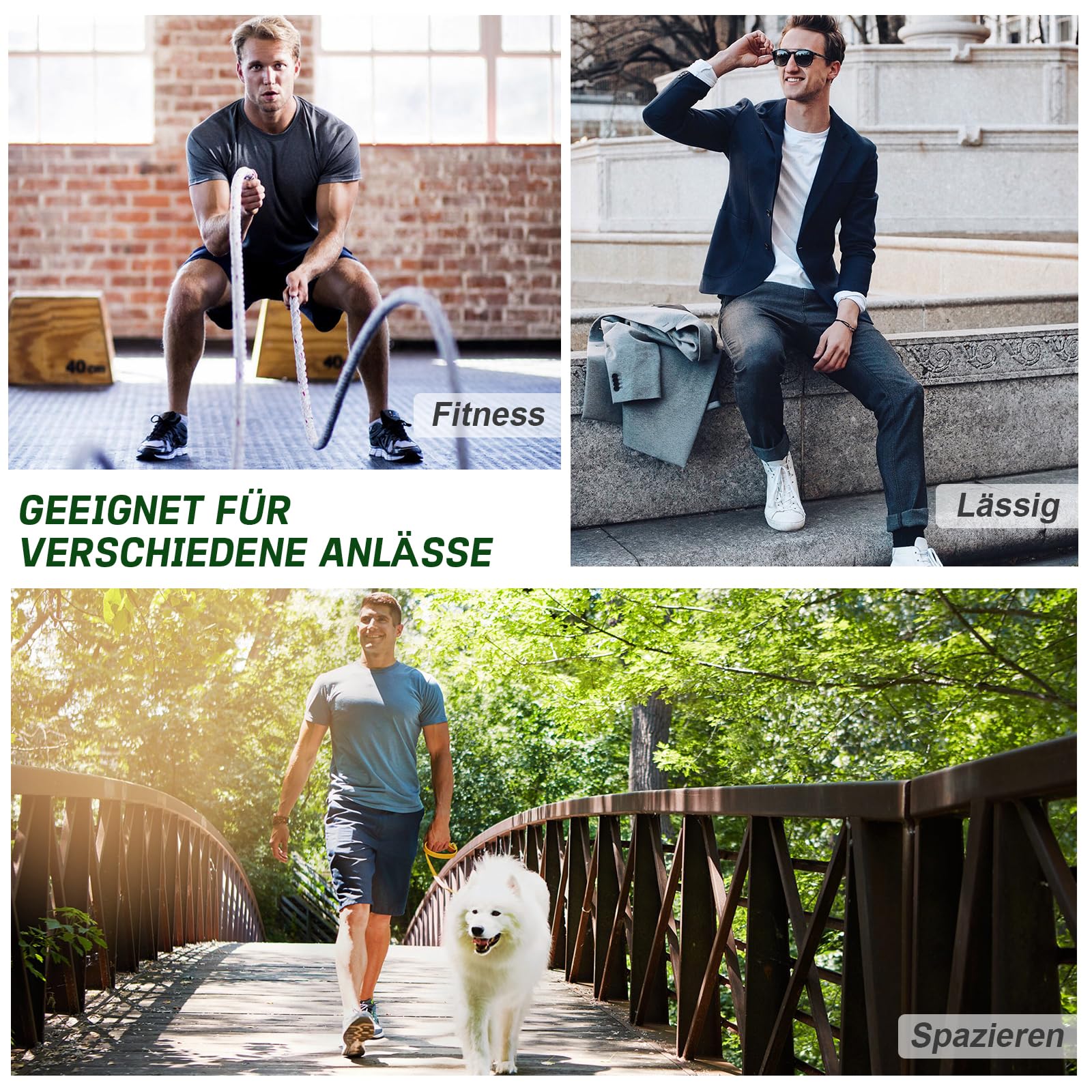 Niorasen Bambus Sneaker Socken für Damen & Herren, 6 Paar Schwarz 47-50 6