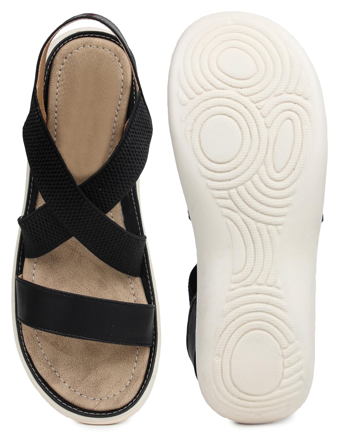 do bhai km 1900 synthetic wedges for women