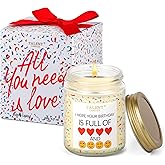 Happy Birthday Candle| Birthday Gifts for Women Girls Best Friend | Birthday Candles Gifts Ideas | Pear & White Jasmine Scented Candles