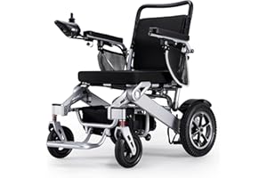 Electric Wheelchair,25 Miles Longer Range, VERPAL Foldable Power Wheelchairs for Adults Seniors,500W Dual Motors,Compact Motorized Wheelchair All Terrain,Intelligent Folding, Travel Size