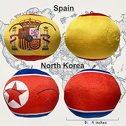 Raclove 6PC Countryballs Plushies - Soft