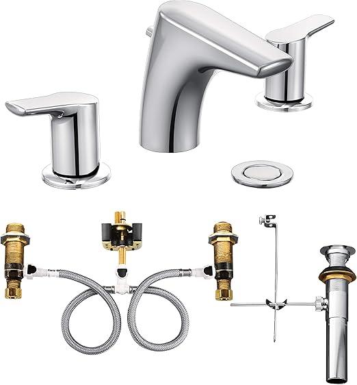 Moen T6820 9000 Method Two Handle Widespread Bathroom Faucet With