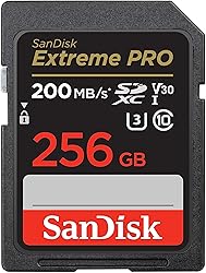 SanDisk 256GB Extreme PRO SDXC UHS-I Memory Card