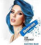 PaintGlow Rebellious Colours Electric Blue Vegan Semi Permanent Dye 100ml view 4