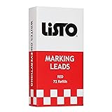 Listo 162 Marking Pencils Refill - RED, Box of