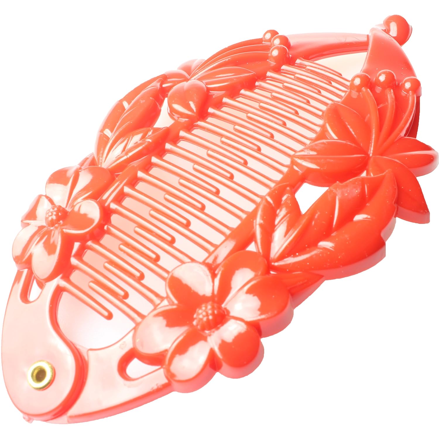 Banana Clips Hair Banana Clip Barrette Hair Accessories Retro Vintage Red Flower Amazon.co.uk