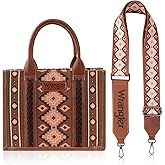 Montana West Wrangler Purse Western Aztec Tote Bag for Women with Guitar Strap | Western, Boho, Aztec, Western, Boho, Aztec
