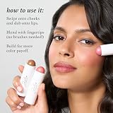 Julep Skip The Brush Cream to Powder Blush Stick Rose Gold Blendable Buildable view 6