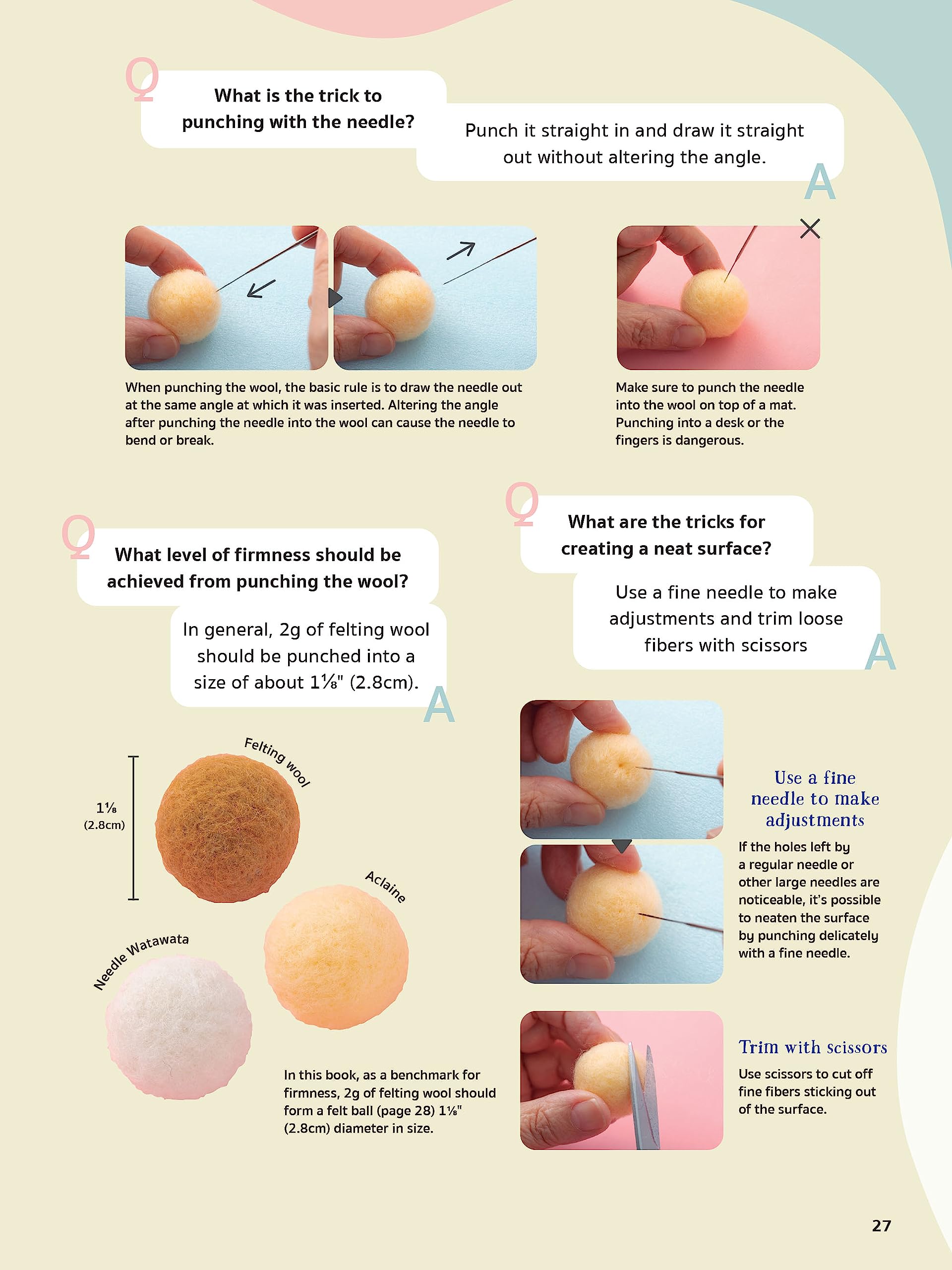 Irresistible Felted Baby Animals: Needle Felted Cuties from Puppies to Pandas (with Actual-Sized Diagrams)