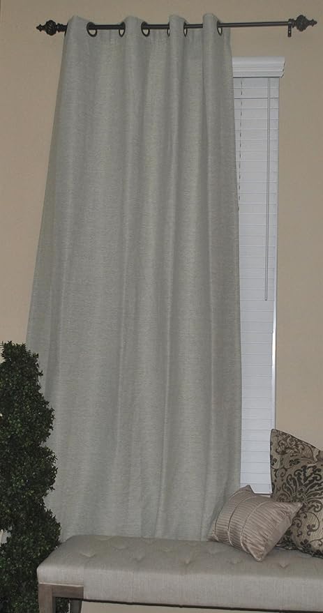 Amazon Com Everrouge Solid Texture Solar Blackout Curtain 95