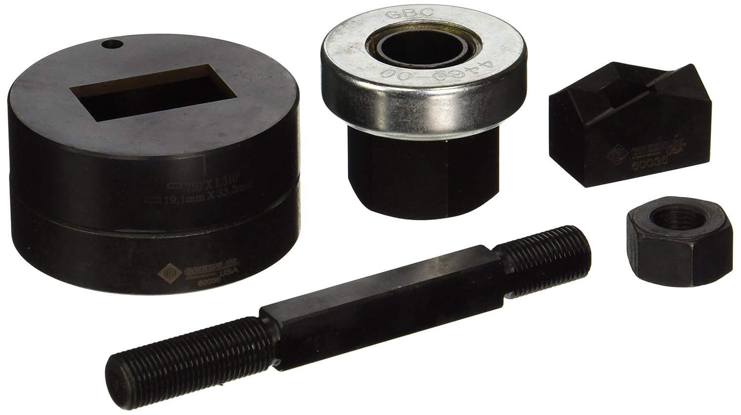 Greenlee 60034 Rectangle Punch Unit, 0.750Inch by 1.310Inch Amazon