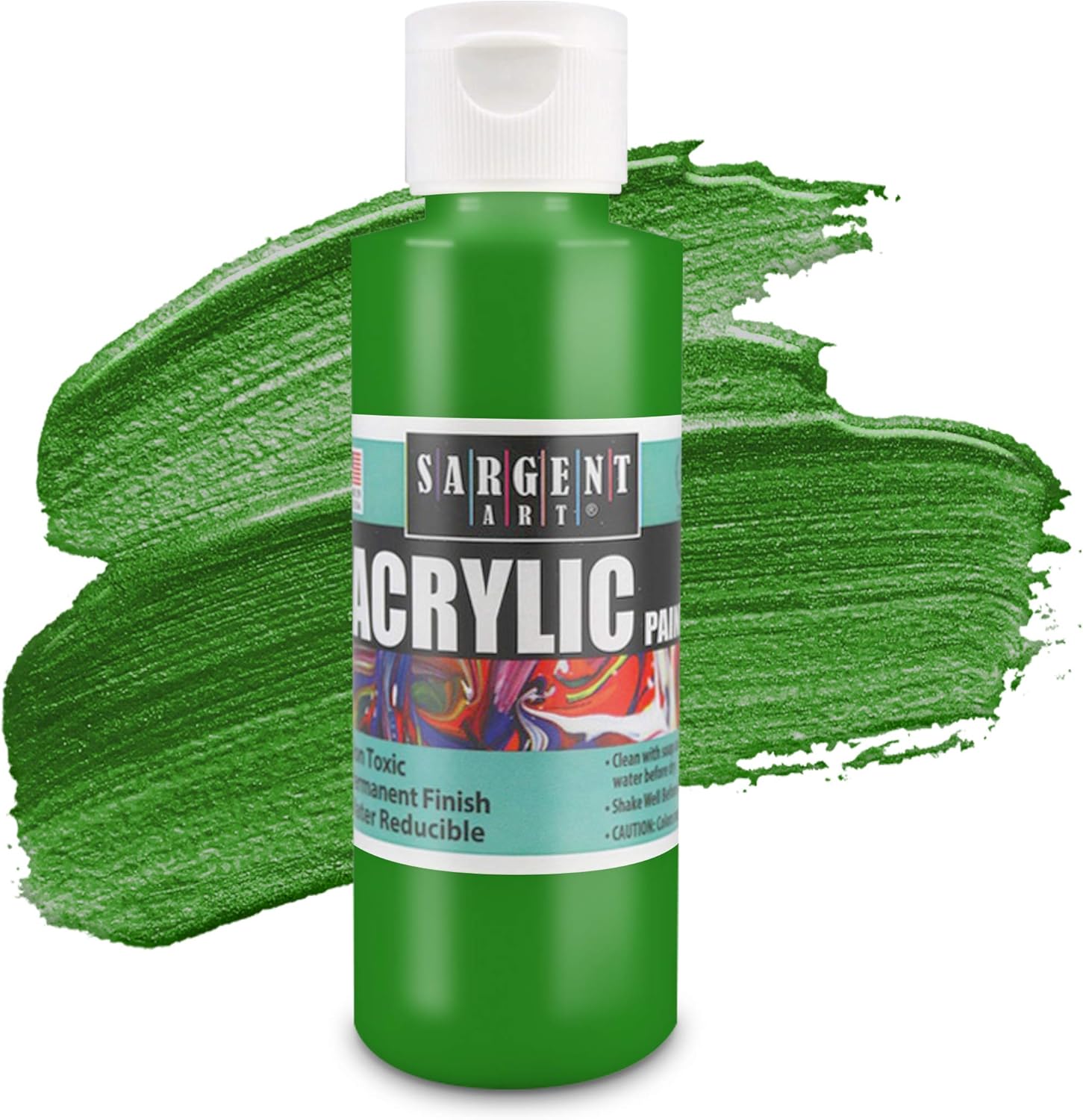 22-4806 Sargent Art Primary Acrylic Paint Set, 4 Ounce, 6-Pack