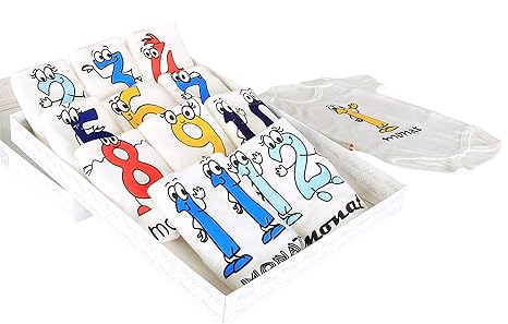 Neugeborenes Baby Jungen Body Geschenk Set 12 Teil Kurzarm Erstlingsset