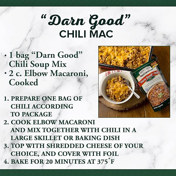 BEAR CREEK SOUP MIX, DARN GOOD CHILI, 8.8 OUNCE