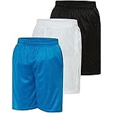 Ultra Performance Boy's Basketball Short's 3 Pack Mesh Athletic Shorts Youth Basketball Soccer & Gym Short for Active Boys