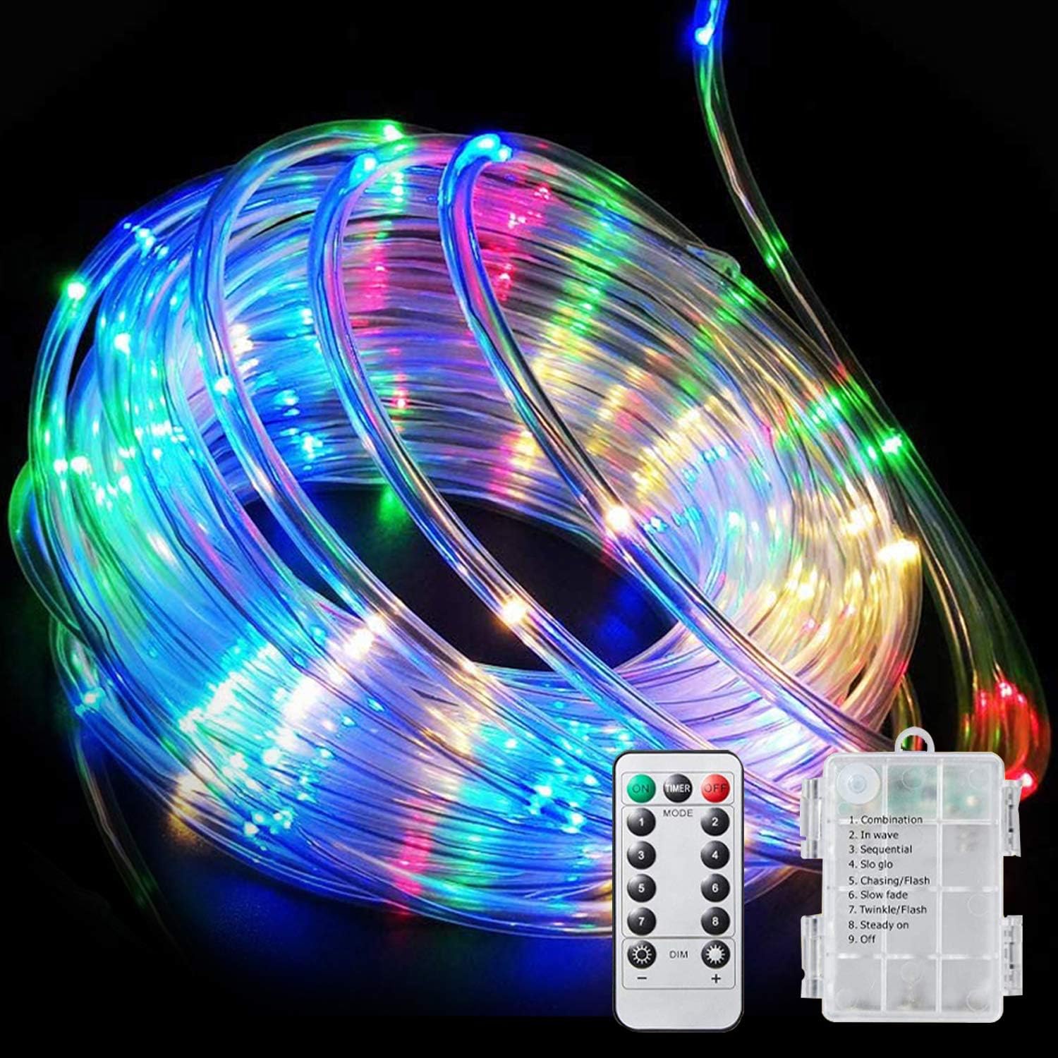 Guirlande LED Rouge 6m Pour Camion, Stand, Magasin - Extérieur, Neuve
