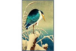 Orenco Originals Blue Heron in Rain Asian Ohara Shoson Counted Cross Stitch Pattern