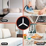 5 STARS UNITED Bed Sheet Holder Corner Straps, 4 pcs Adjustable Clips view 9