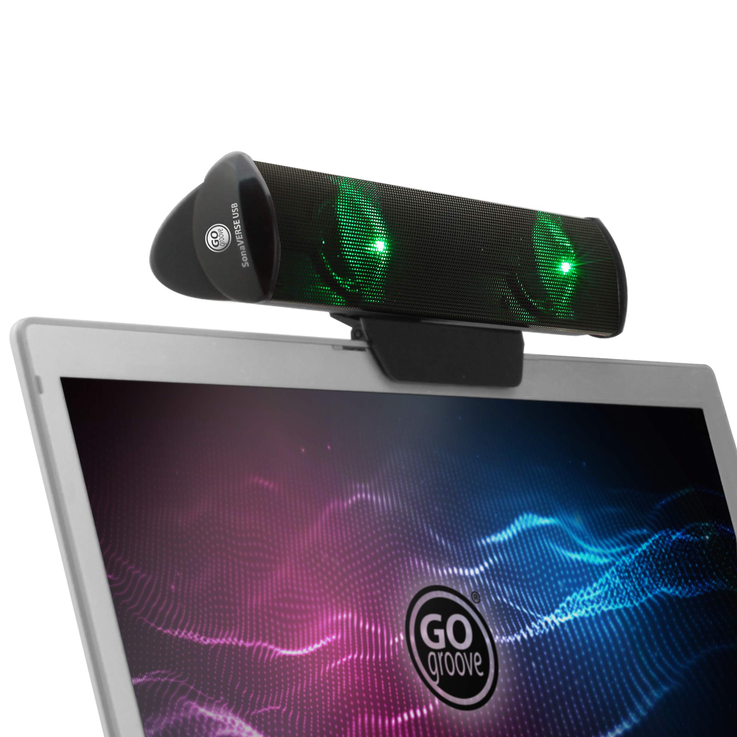GOgroove SonaVERSE LED Speaker for Laptop Computer